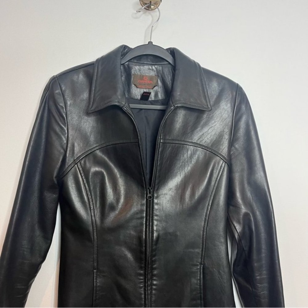 Danier Black Leather Jacket - Picture 3 of 16